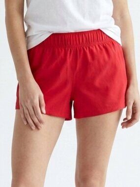 Athletic Works Women’s Red Shorts XL 16-18 Running Workout Gym Activewear NWT